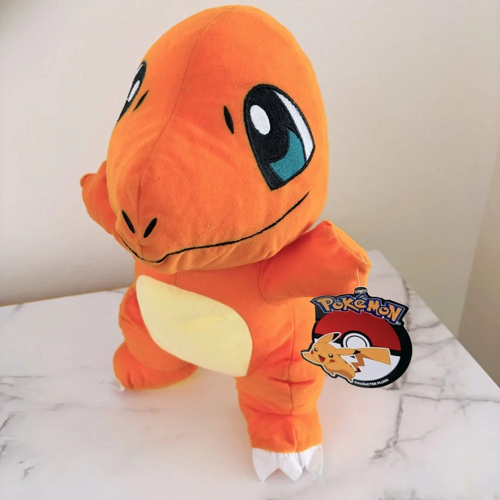 Pokemon 2017 Charmander Nintendo Jumbo 14” Plush Toy Stuffed Animal Toy‎ Factory